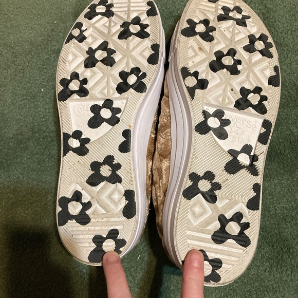 Converse Golf le Fleur Velvet Sneakers Sz M 8/W 10 - Picture 9 of 9